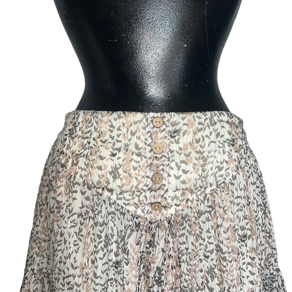 BY TOGETHER WOMEN'S IVORY FLORAL PRINT SKIRT - Picture 14 of 16